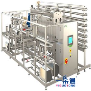 China Tea Drinks Pasteurizer Machine , UHT Tubular Milk Pasteurization Equipment on sale