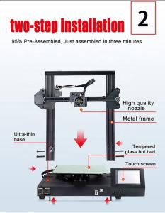 China High Quality Desktop FDM S-20 3d Printer Home Color 3d Printer on sale