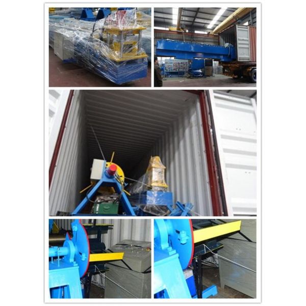 Stable Transmission Gutter Forming Machine Continuous Automatically Production