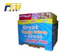 Multipurpose Paper Material Pallet Display Rack Easy Disassembled For Exhibition