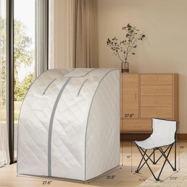 Quality 1 Person Portable Far Infrared Sauna With Time & Tempreture Remote Control for sale