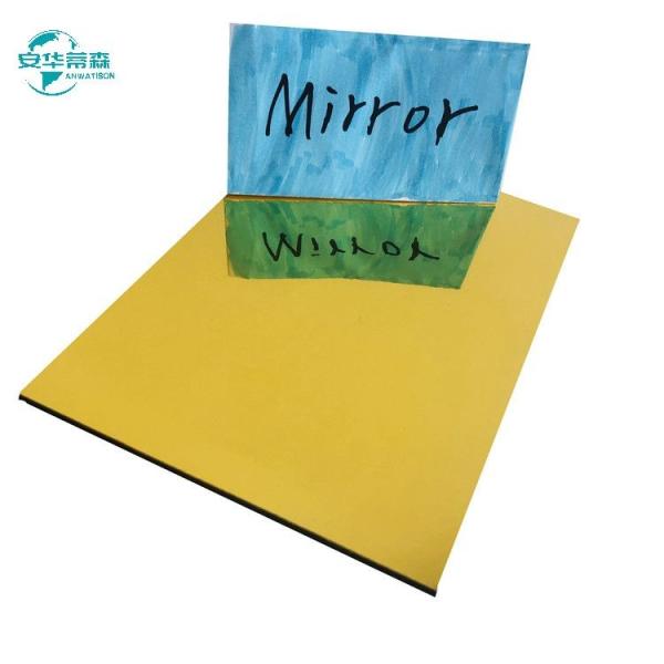 Quality Construction Mirror ACP Customized Thickness 5mm 6mm for sale