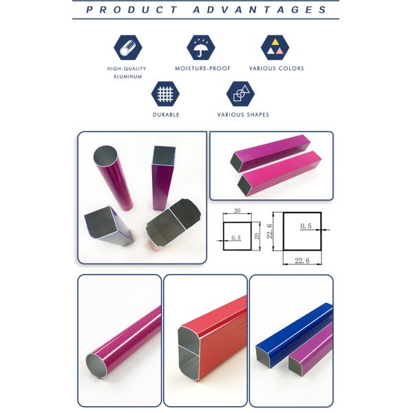 Anodizing Aluminum Tubing Thin Wall , Heatresistant 12mm Aluminium Pipe