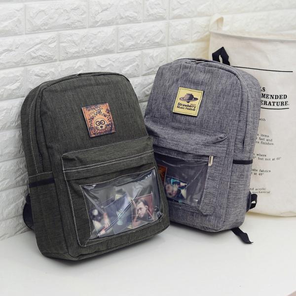 Quality A variety of color Canvas Backpack Students Backpack for sale