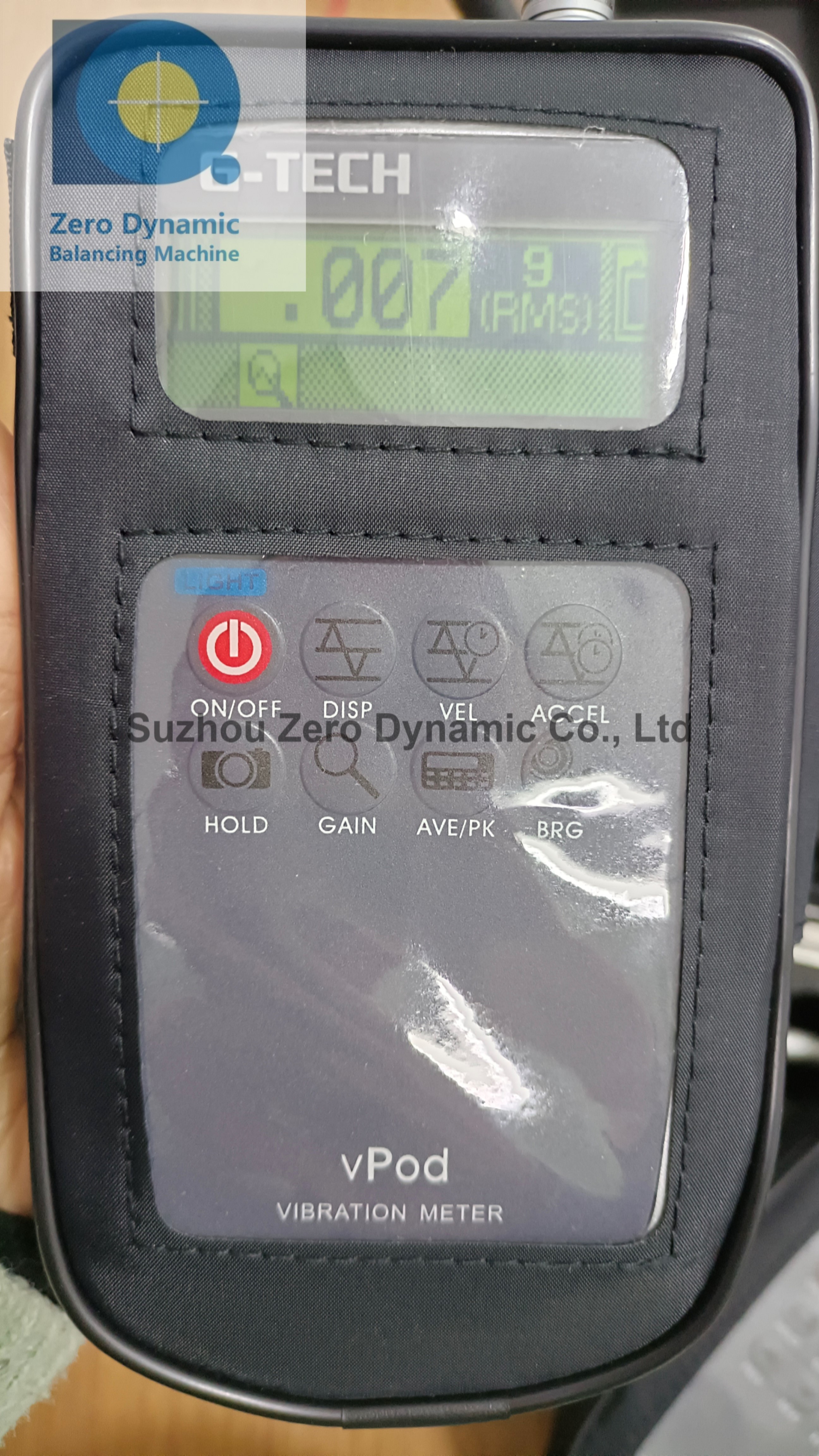 Portable Vibrometer vPod and vPod II Portable Vibration Analyzer IP65 Protection