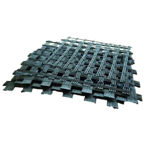 Quality Reinforced Soil Reinforcement Geogrid In Road Construction 100kn for sale