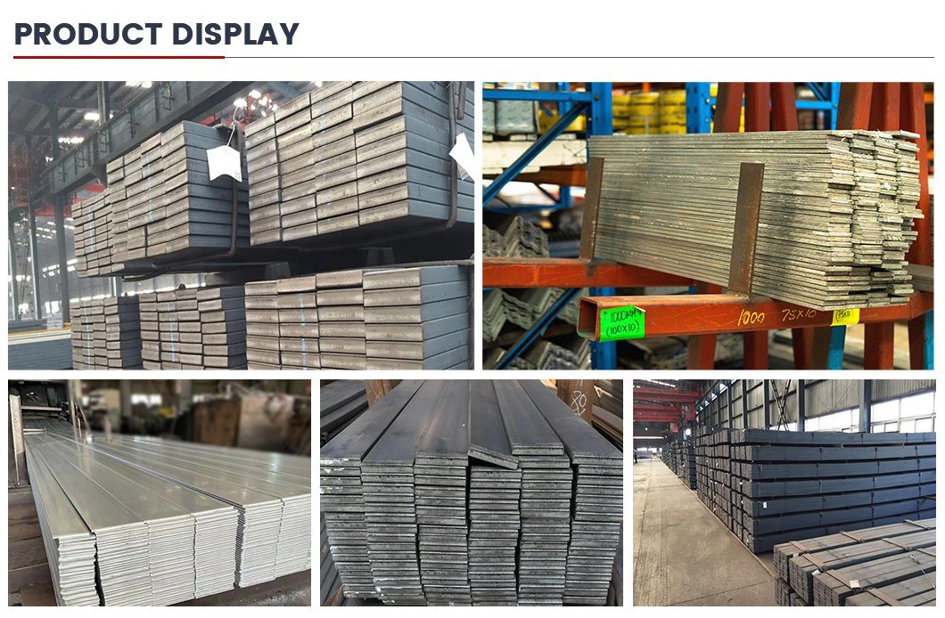 Factory Wholesale Price Hot Rolled Mild Carbon S235jr Steel Flat Bar for Building Material