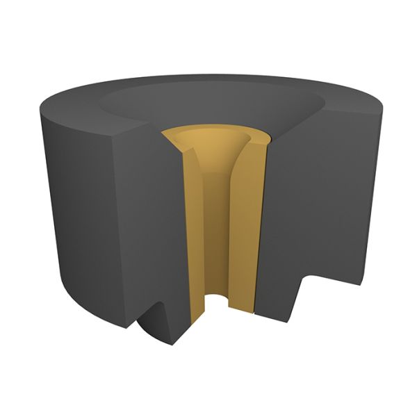 High Density Upper Nozzle , Zirconia Insert 20-45 Hrs Continuously Working Time