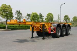 China 40ft Carbon-steel Skeletal Container Trailer Chassis (Rear 3 FUWA axles) on sale