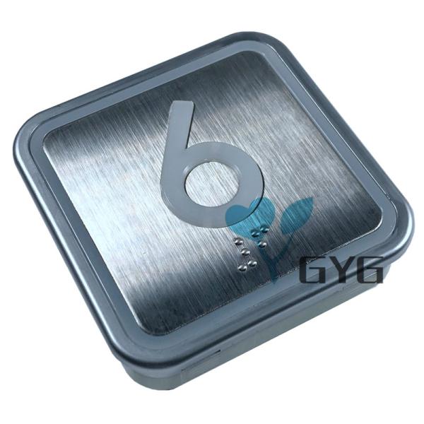 Quality GYG DISABLED ELEVATOR PUSH BUTTON , SQUARE MECHANICAL BUTTON DC12V/24V  for sale