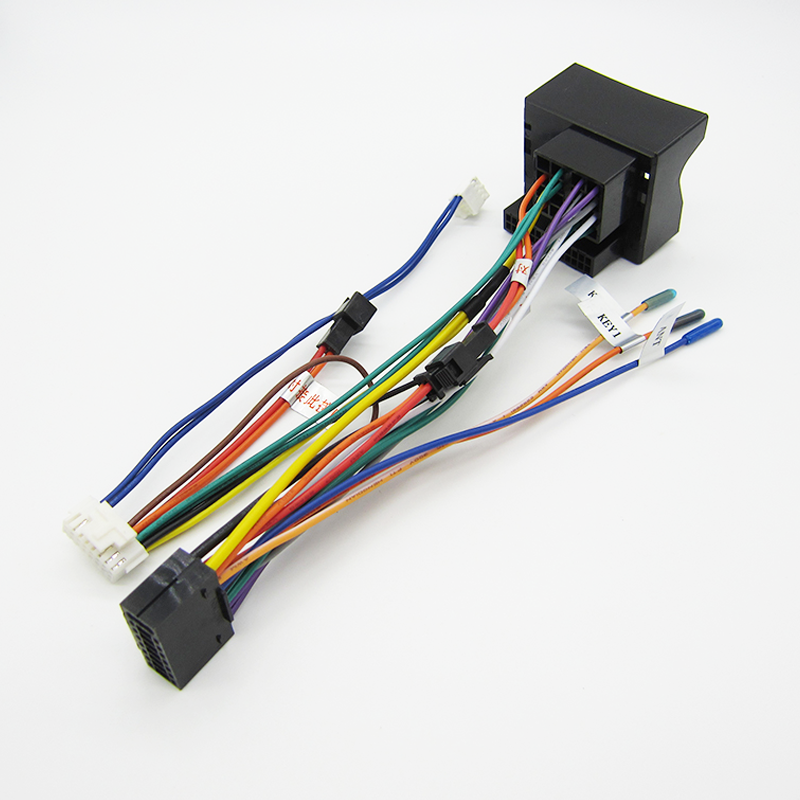 PVC Custom Motorcycle Wiring Harness Cable RoHS Tinned Copper