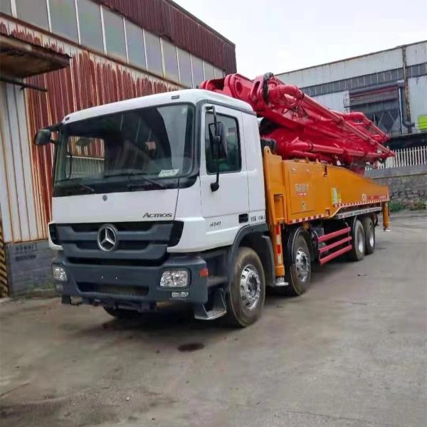 Quality Sany 52 Meter Benz 2012 Year Used Concrete Pump Truck For Construction for sale