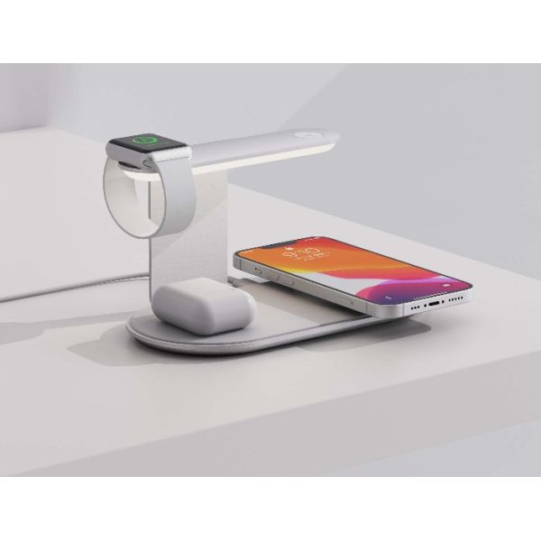 V2206 Wireless Charger and Mobile Phone Bracket Support 5W/7.5W/10W/15W Charging for Phones and Earphones