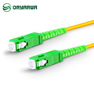 Buy cheap SC APC To SC APC Simplex Single Mode Patch Cord LSZH PVC product