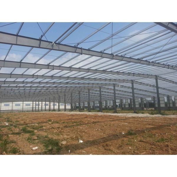 Prefabricated Large Span Steel Structure Construction Metal Workshop Building