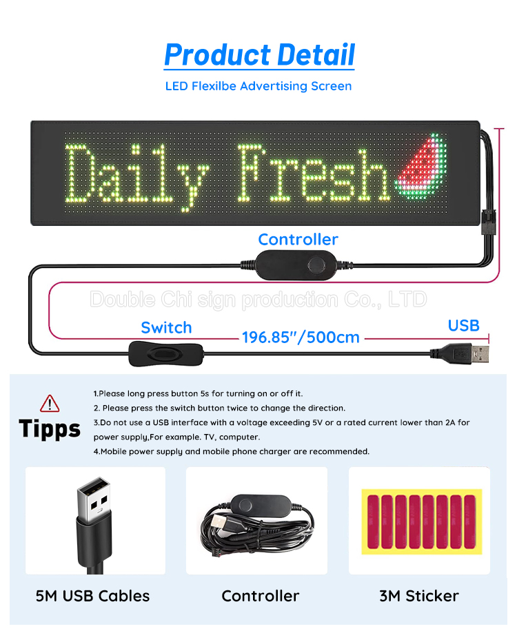 ODM LED Matrix Panel Scrolling LED Sign Display for Programmable Messages