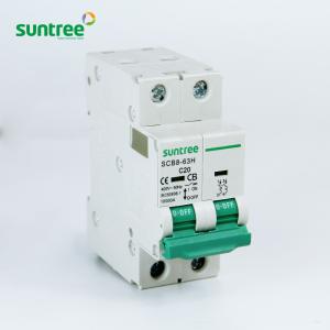 Buy cheap SCB8-63H 16A 32A 63A 2P 4P MCB Circuit Breakers product