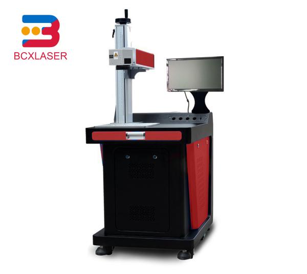 Quality 3D Fiber Laser Metal Engraving Marking Machine Desktop 50W On Electronics PP PE PVC for sale