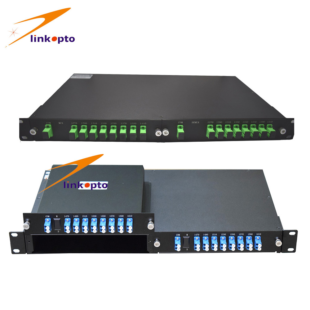ABS Box Type DWDM Mux Demux 4 Channel Low Insertion Loss With 900um Fiber