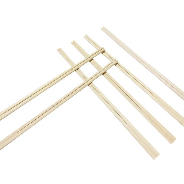 Polished and Smooth Surface Natural Bamboo Tensoge Disposable Chopsticks with Custom Logo 210mm/240mm*4.8mm