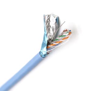 Electric  S/FTP Patch Cord Flexible Network Cable AL Foil Shielded Cat 6a Lan Cable