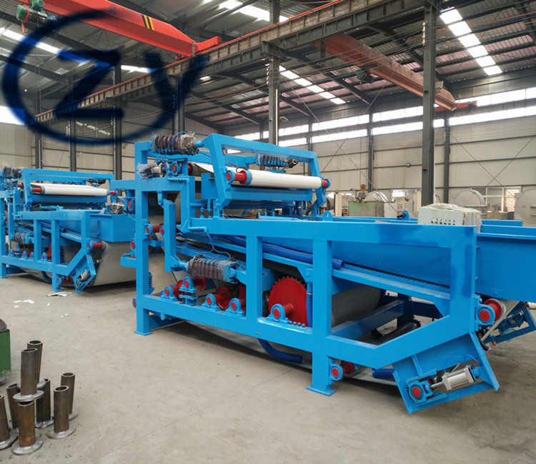Fiber Dewatering Cassava Machine Belt Press 4t / H Fiber Input