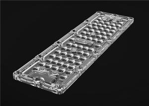 China LED Extrusion Profile Plastic PMMA Rectangular Linear Lens on sale