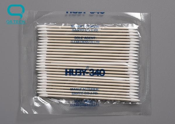 Quality Clean Room Dust Free Cotton Paper Stick Swabs Biodegradable Environmental for sale