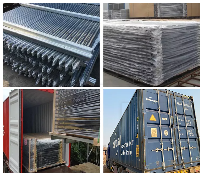 Height 1500mm D Section Palisade Fencing Pales PVC Coated