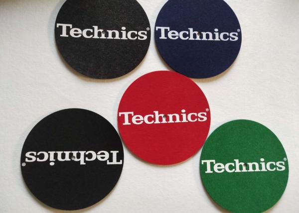 Quality 7 Inch Custom Printed Make Turntable 3mm Felt Slip Mat for sale