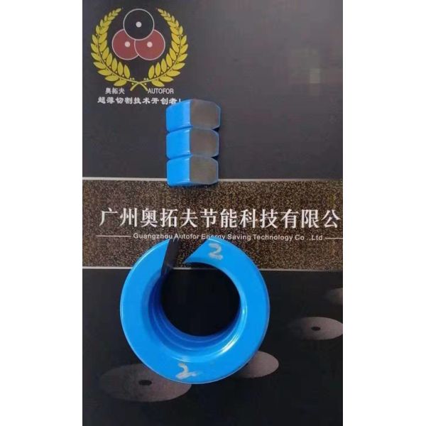 Iron Powder Cores Wheel Cutting Machine Avoid Material Burns Line Speed Adjustable