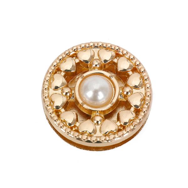 The Little Heart Shape Embossed With Pearl Handbag Lock Handbag Hardware