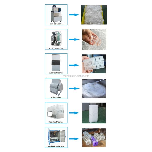 Industrial Fresh Water Flake Ice Maker Machine 5 Tons Direct Cooling