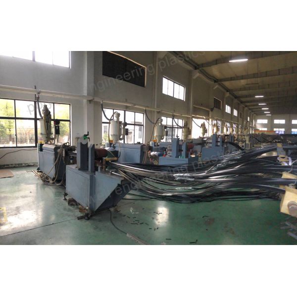 Nylon66 GF25 Strip Extruding Machine 750kg per Day Capicity With Single Screw