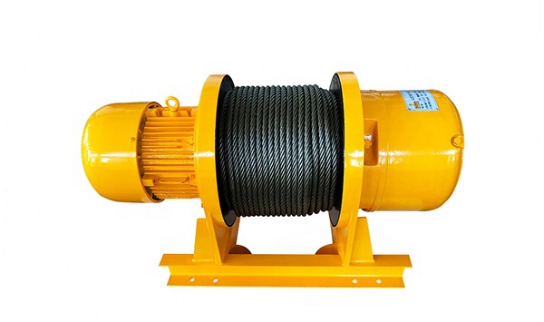 800kg KCD Electric Wire Rope Winch Construction Hoist