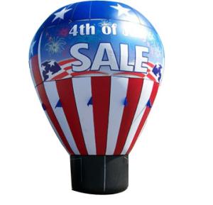 Event use inflatable pig ground balloon custom animal giant air balloon