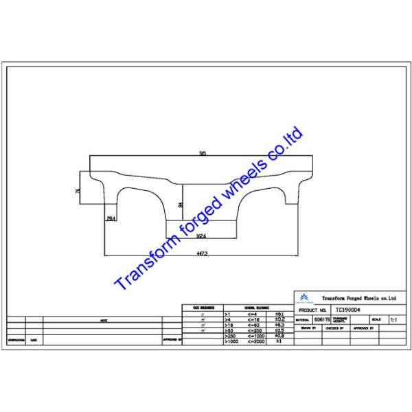 TC190004 19 inch forged center disk blanks