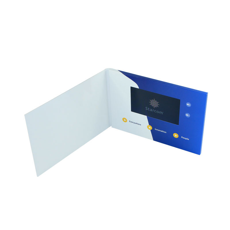 5 inch IPS LCD video card,Custom print LCD video product launch mailer for advertising