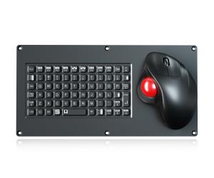 Buy cheap Compact Format Military Keyboard With 69 Keys And Ergonomic Trackball Mouse product