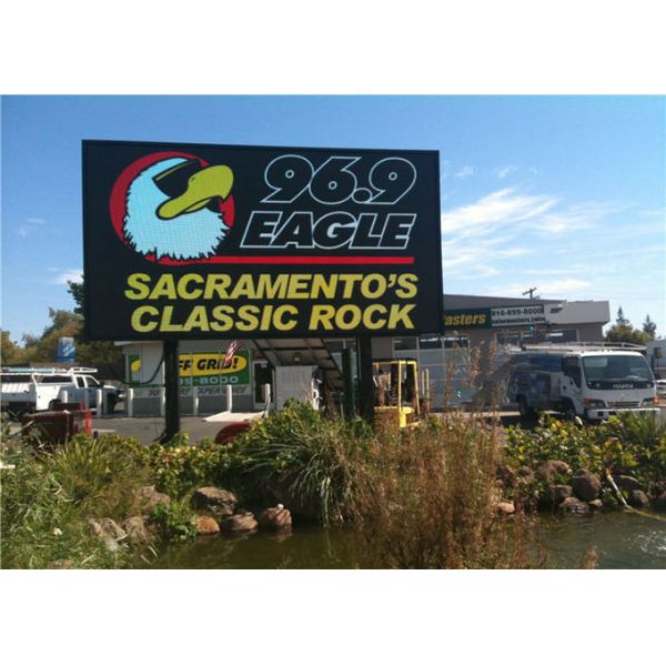 Commercial DIP P10 Outdoor Front Service LED Display For Advertisement