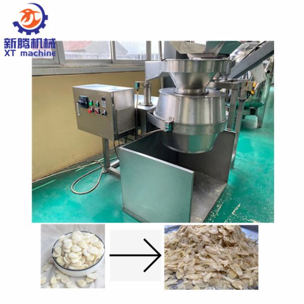 Stainless Steel Adjustable Almond Peanut Slice Cutting Machine 400-500 kg/h capacity