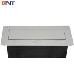 Multimedia conference desktop recessed mounted power socket with usb