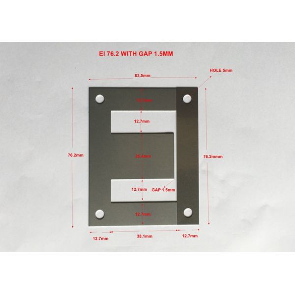 EI 66 Mono Phase Transformer Core Sheet EI Core Gap Lamination Of The Transformer