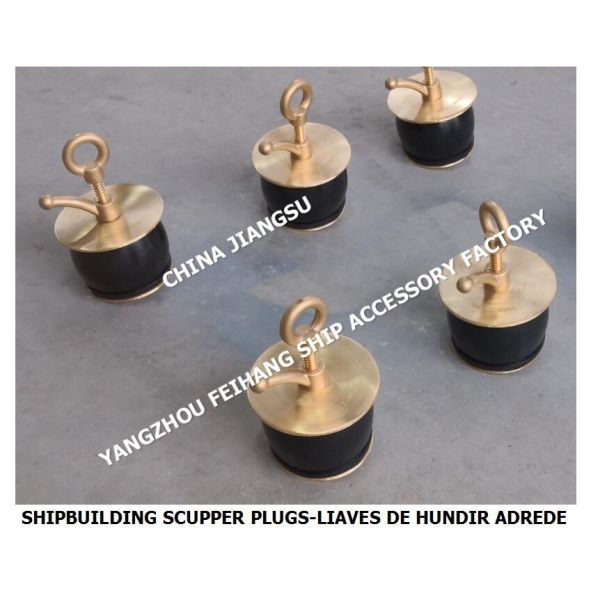 IMPA 232485 Model 50ON-100 Deck Scupper Plug, Gutter Plug Shipbuilding Scupper Plugs