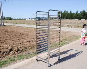Commercial Food Dehydrator Tray SUS304 Rack Trolley