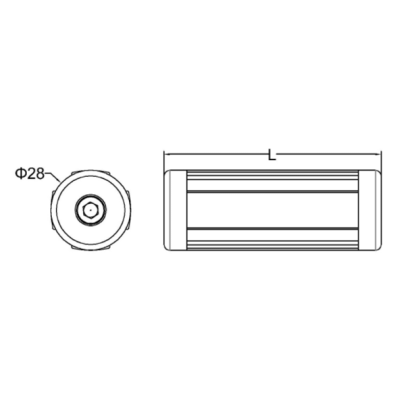 High quality round shape gravity bar aluminum alloy accessory for karakuri system