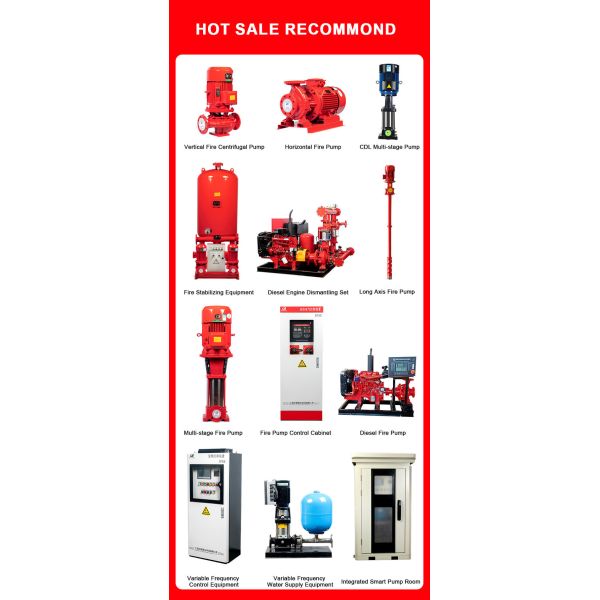 220V Fire Booster Pump System 1.5-200kW for Fire Protection