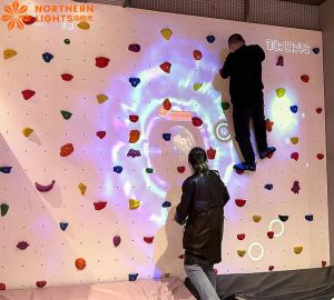 Buy cheap New Interactive Wall Climb Kid Rock Interactive Holographic Hologram Projector Interactive Game product