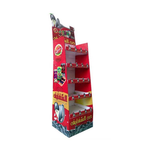 Quality Cosmetics Pop Up Cardboard Display Stand Scrapbook Paper Customized for sale