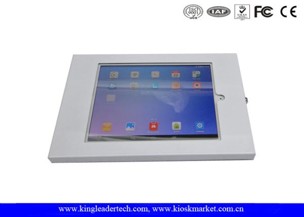 Full Metal Jacket Ipad Kiosk Stand 9.7 Inch Tablets With Key Locking Accessories